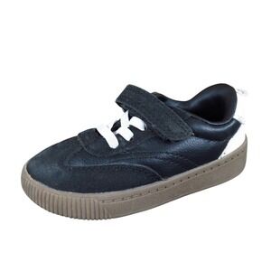 Carter's Jazz Toddler Boys Sneaker Size 7 Casual Walking Shoe Black White Brown